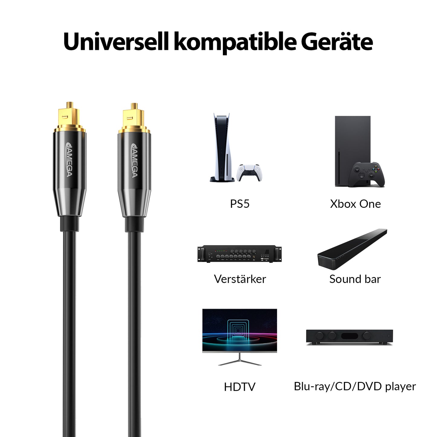 Toslink Premium Kabel - Variation