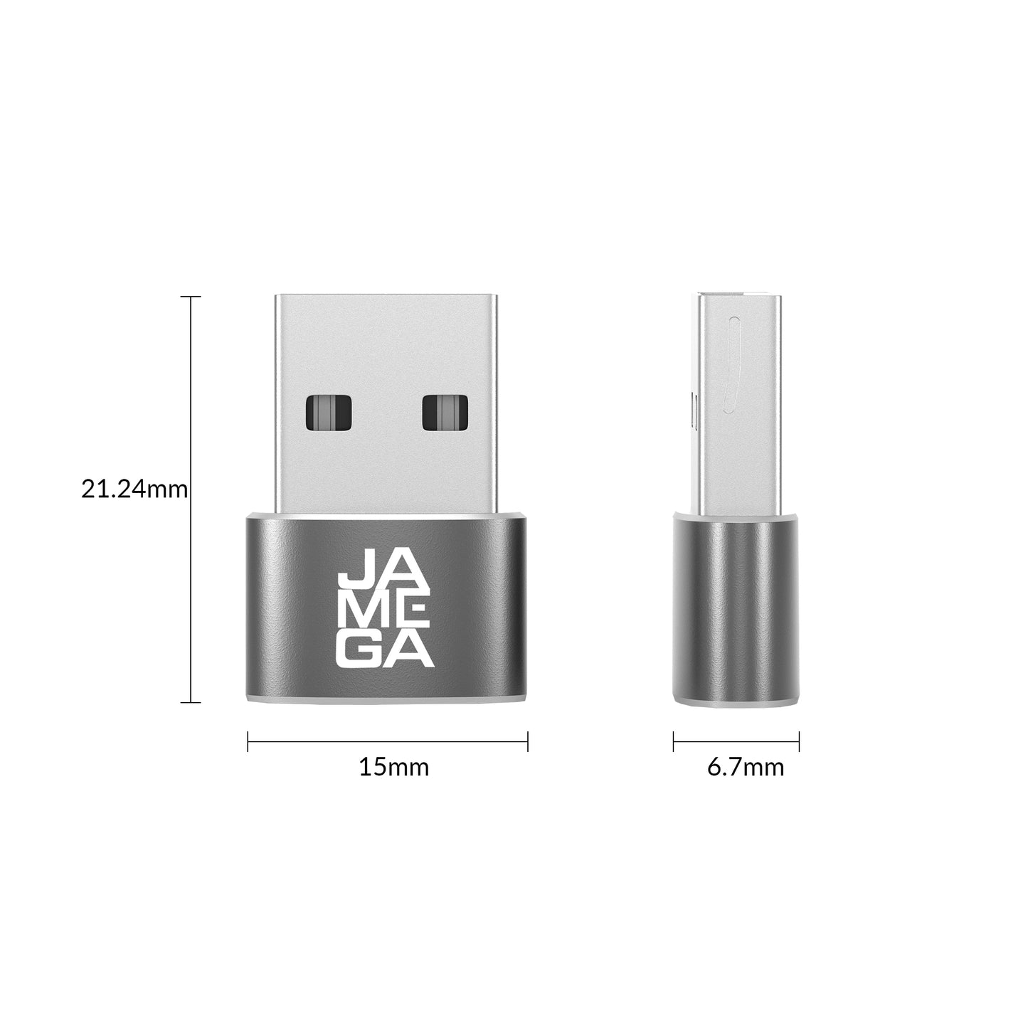USB A to USB C Female Adapter 2.0