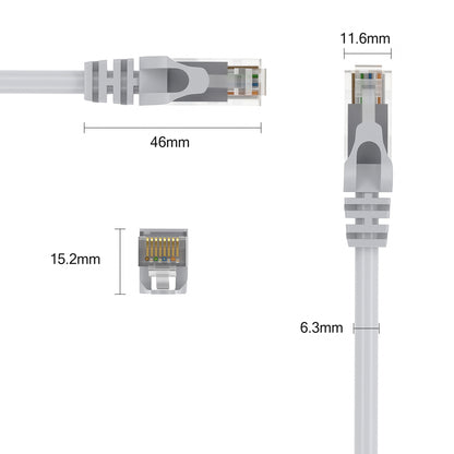 CAT 6 Patchkabel - GREY - Variante