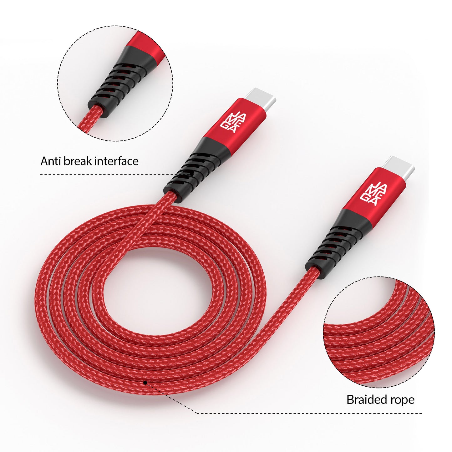 USB C Kabel Rot - Variante