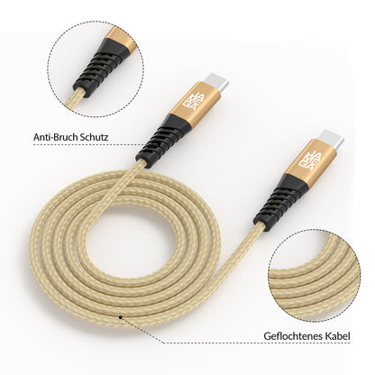 USB-C Kabel Gold | | 4er Set