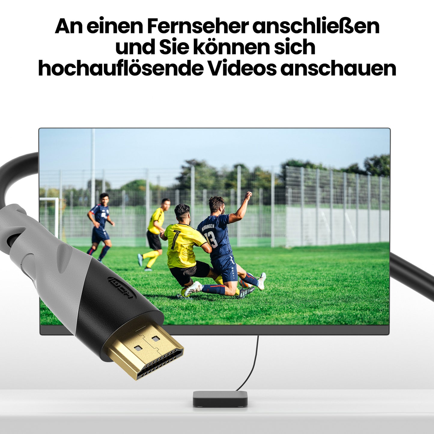 HDMI Kabel 2.0 Schwarz/Grau