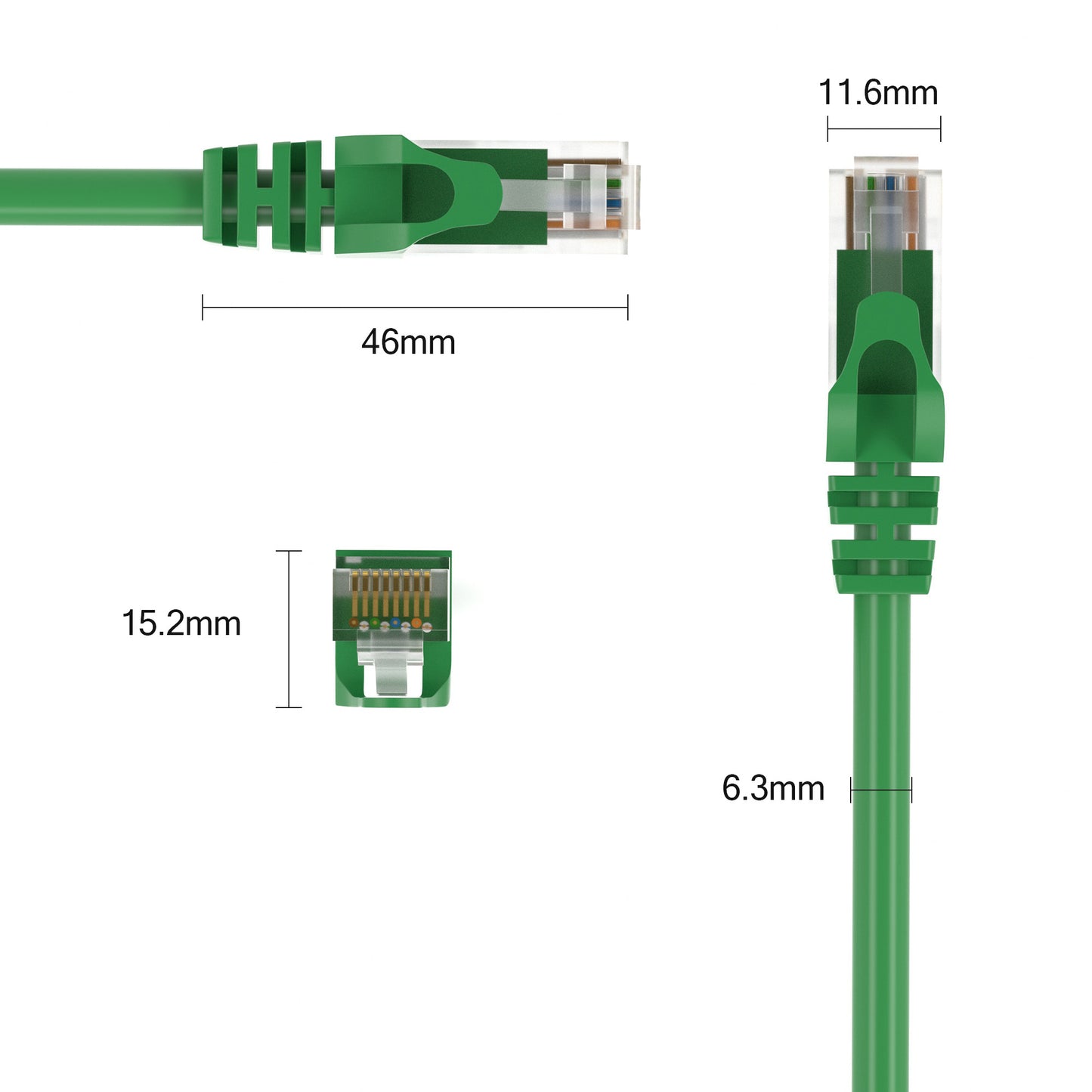 CAT 6 Patchkabel Grün