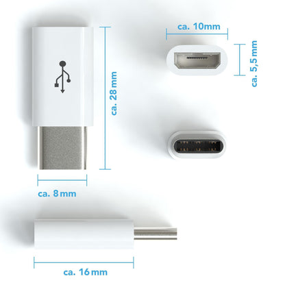 Micro USB auf USB Typ C Adapter