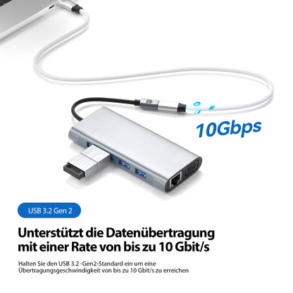 USB C Verlängerungskabel - Weiß - Variante