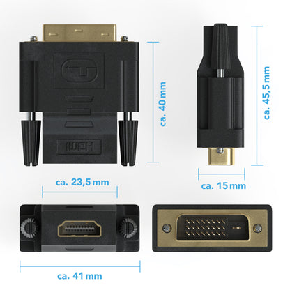 HDMI auf DVI-D Adapter