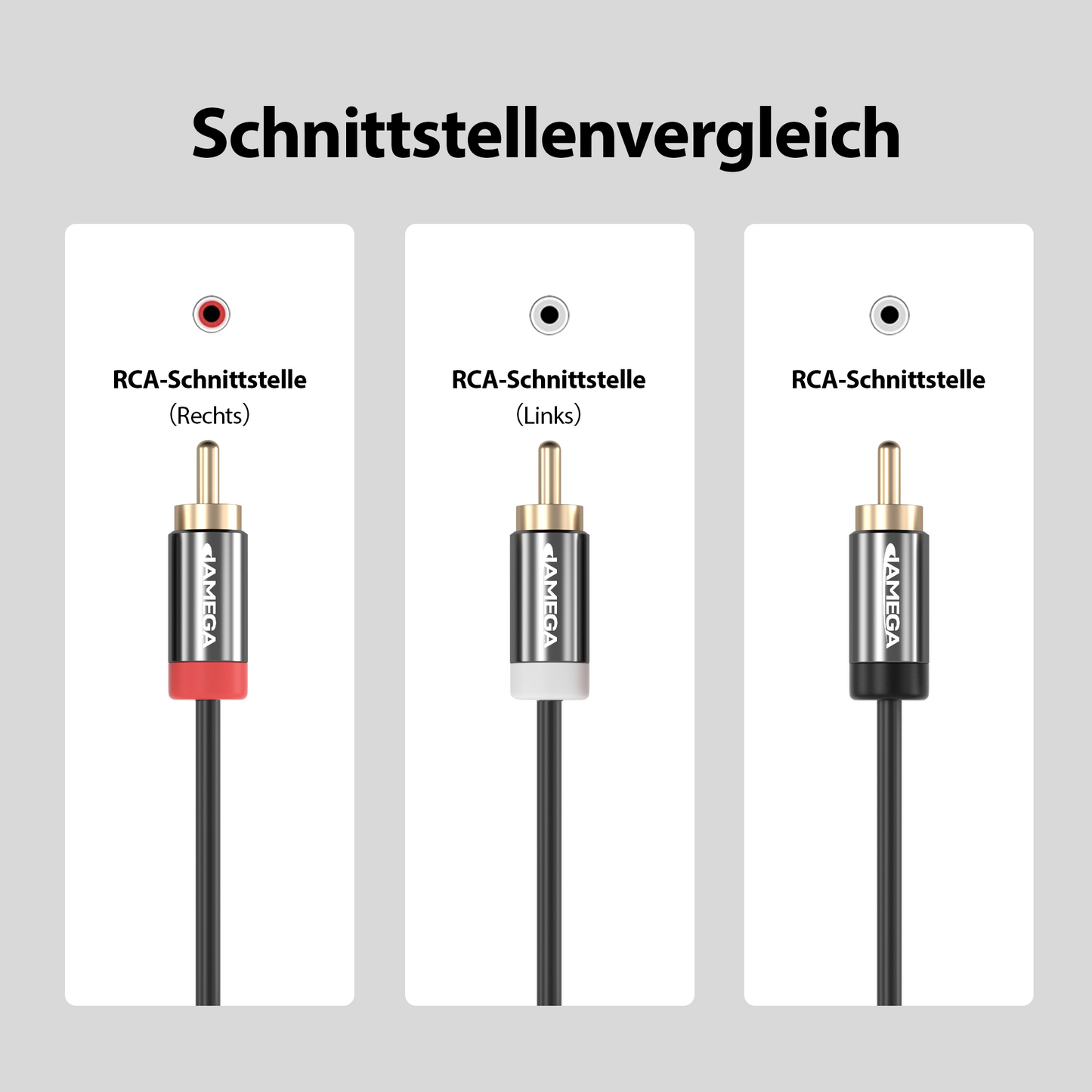 RCA auf 2 RCA Y-Kabel