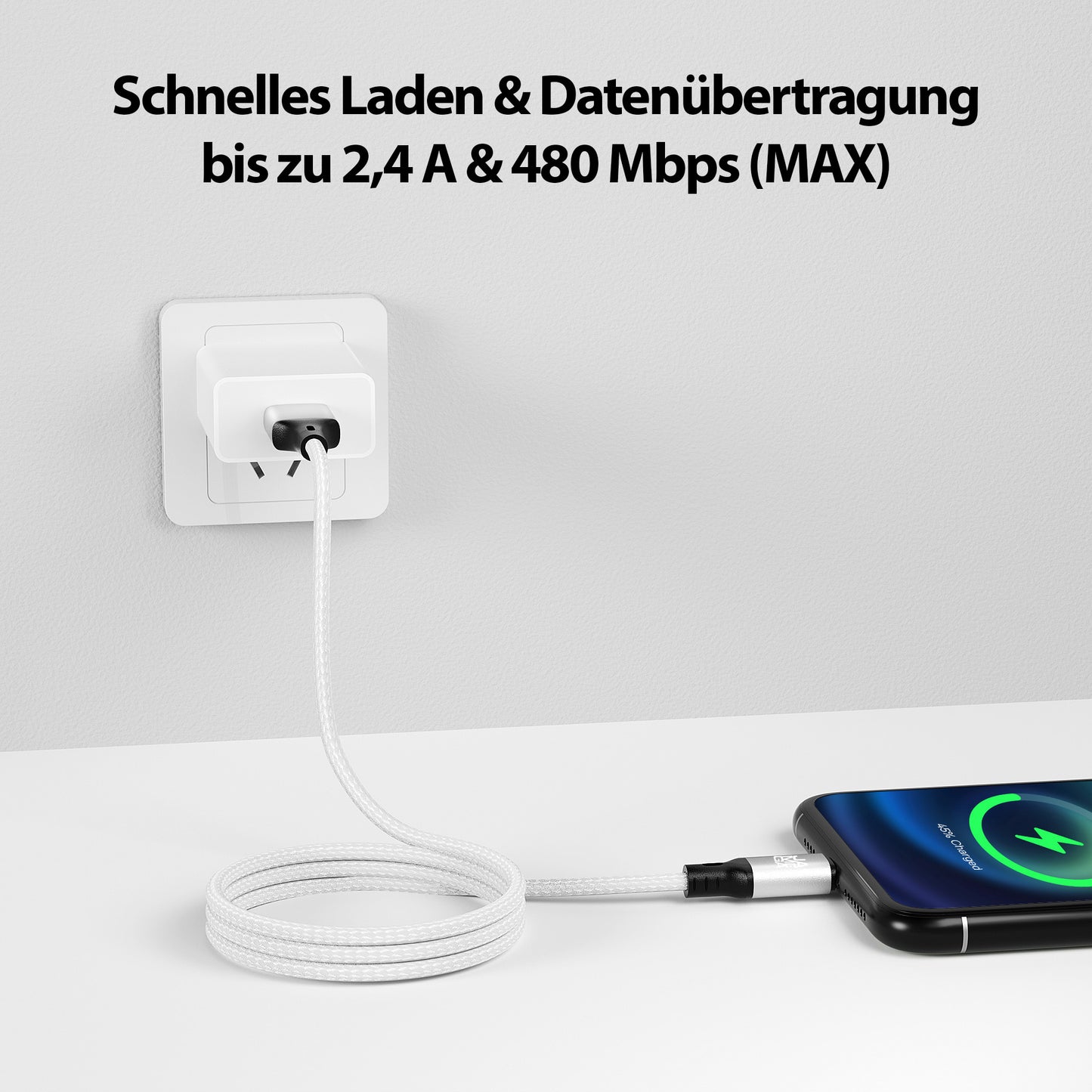 Lightning Kabel Weiß