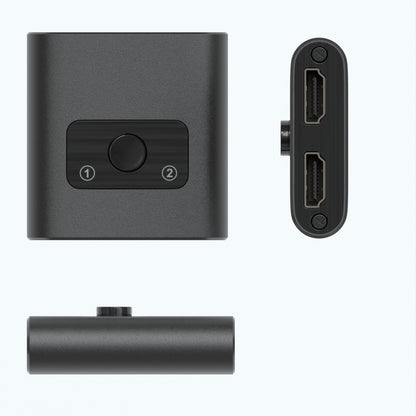 HDMI Umschalter 2x1, bidirektional, Metall, 4K60Hz