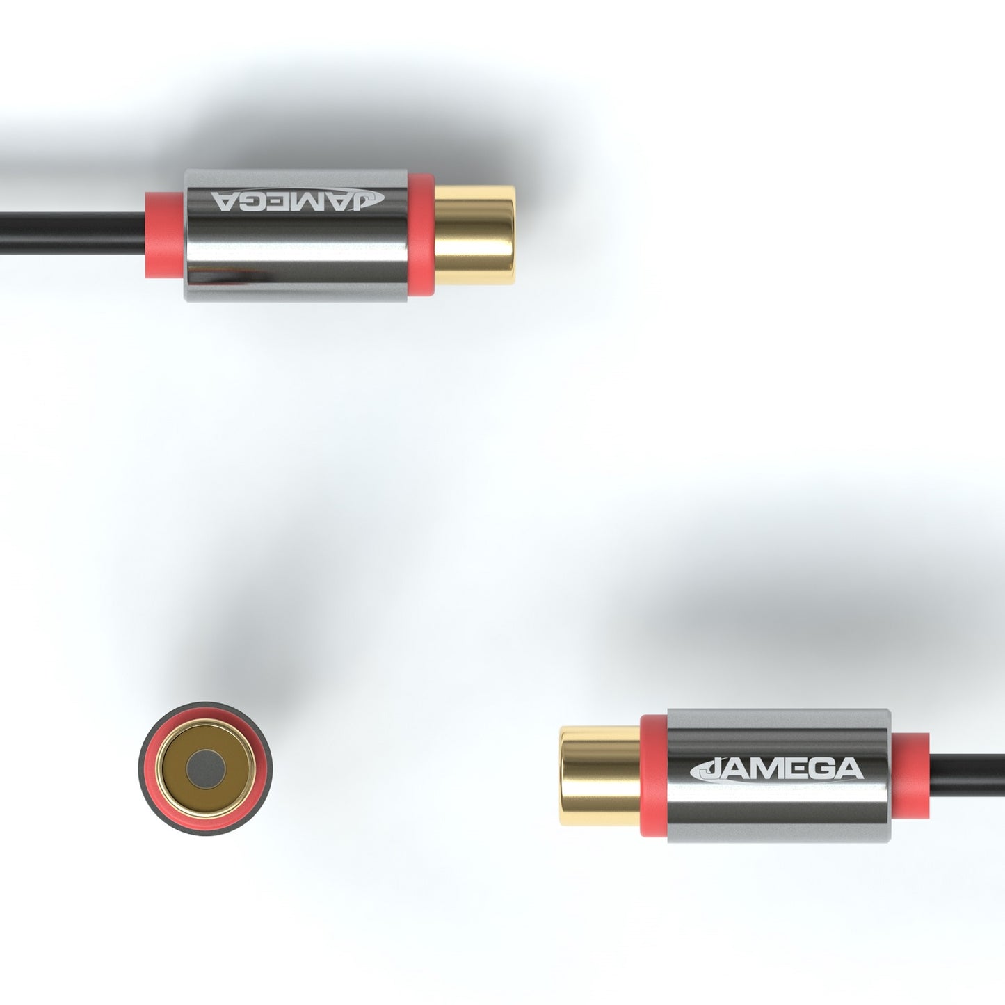 RCA Y-Adapter - Stecker auf 2x Buchse 0,2m