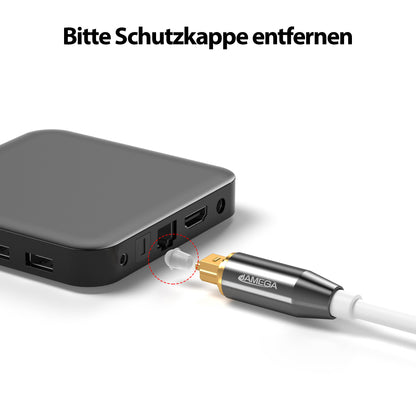 Toslink Premium Kabel *Weiß* - Variation