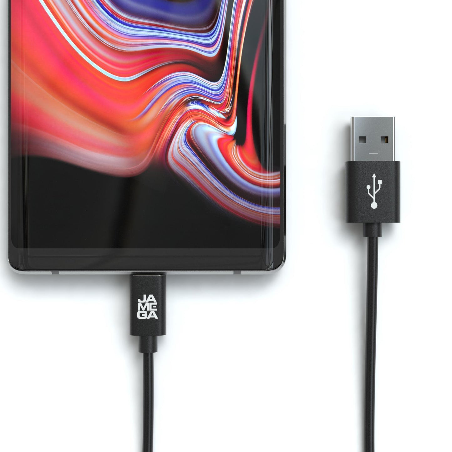 USB C Kabel | Unicolor | *NEW MODEL* - Black - Variante "eBW"