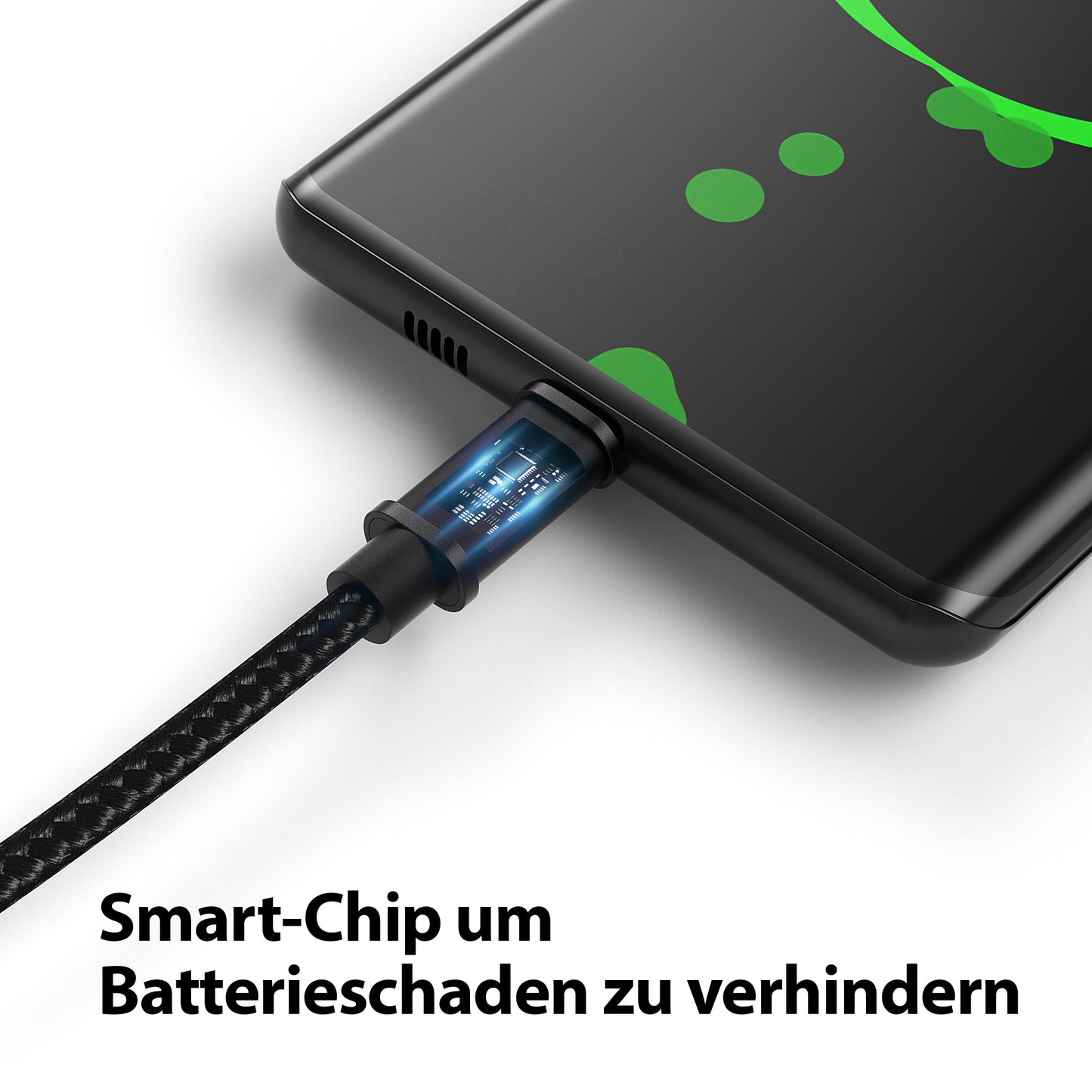 micro USB Kabel - Black - Variante "eBW"