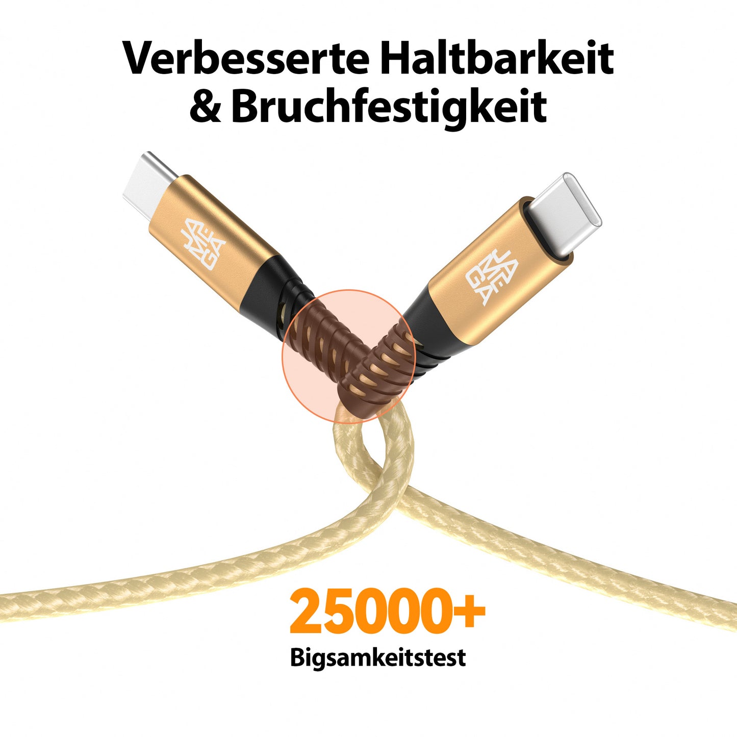 USB C Kabel Gold - Variante