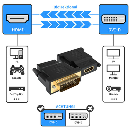HDMI auf DVI-D Adapter