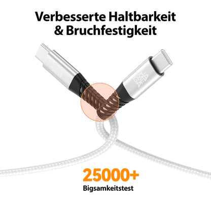 USB C Kabel Weiß