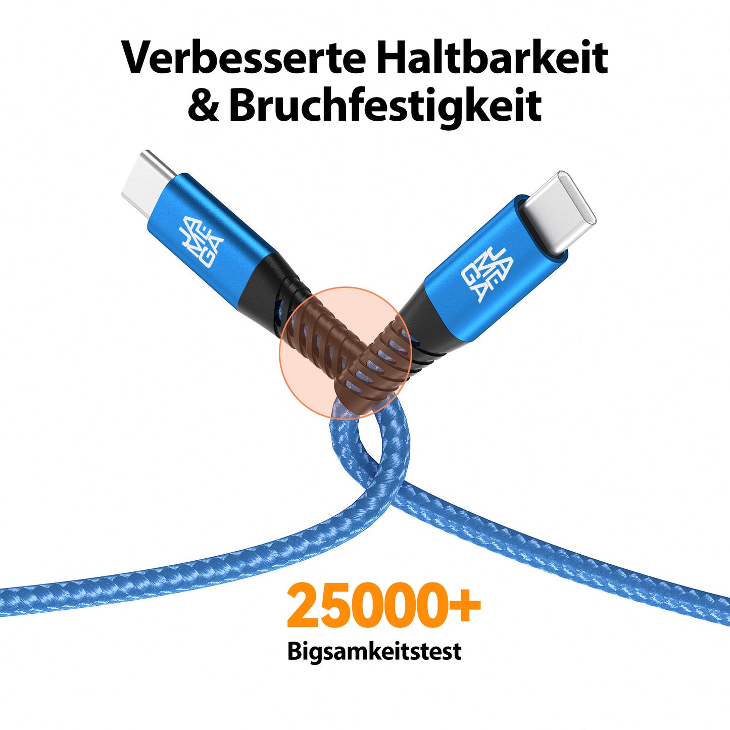 USB-C Kabel Blau | | 4er Set