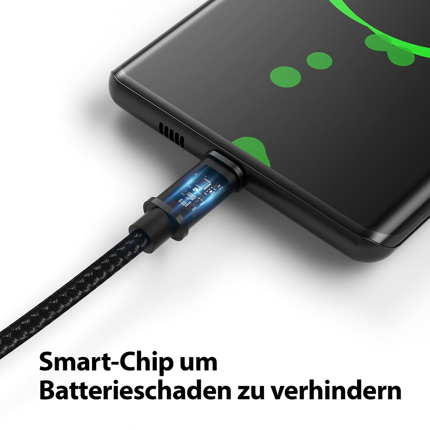 Micro USB Kabel | | 0,5 - 3m | | 4er Set Schwarz