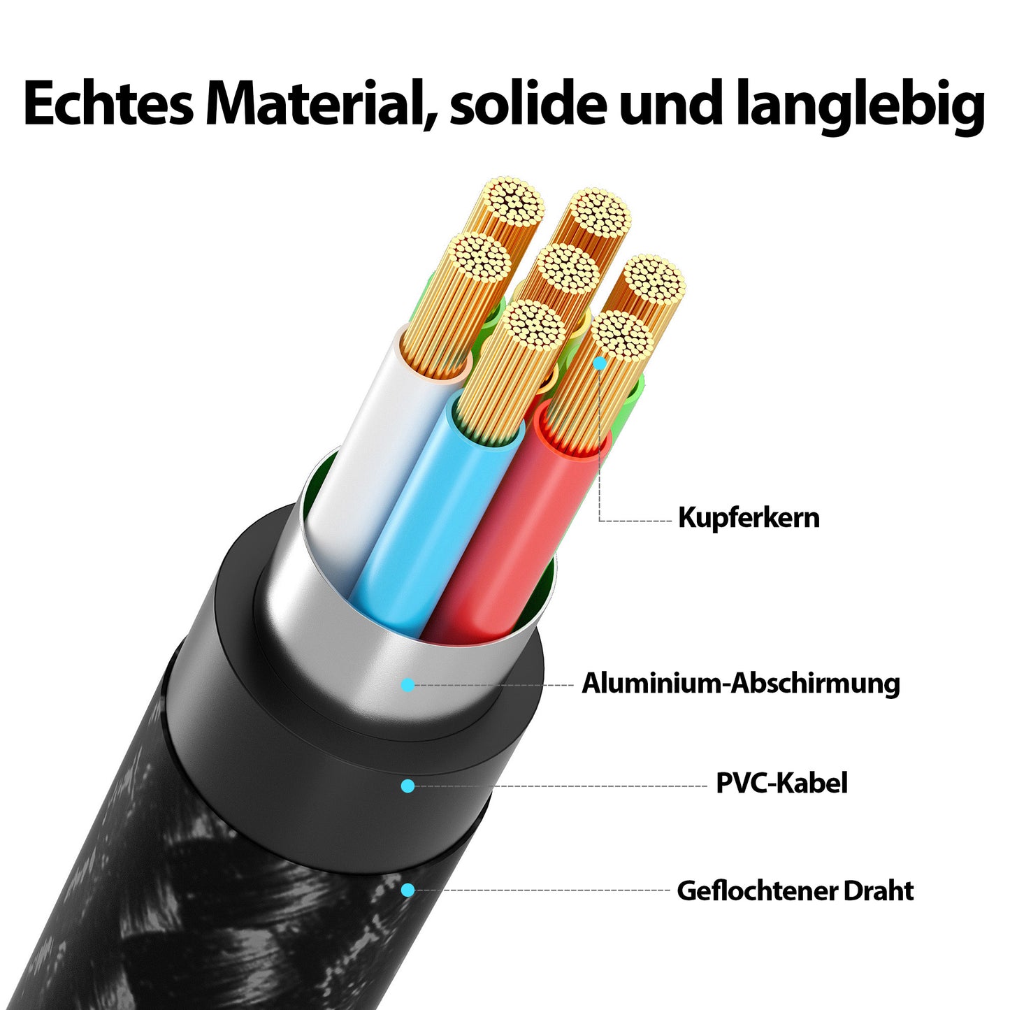 USB-C - Lightning Kabel Schwarz