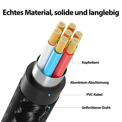 USB-C - Lightning Kabel Schwarz