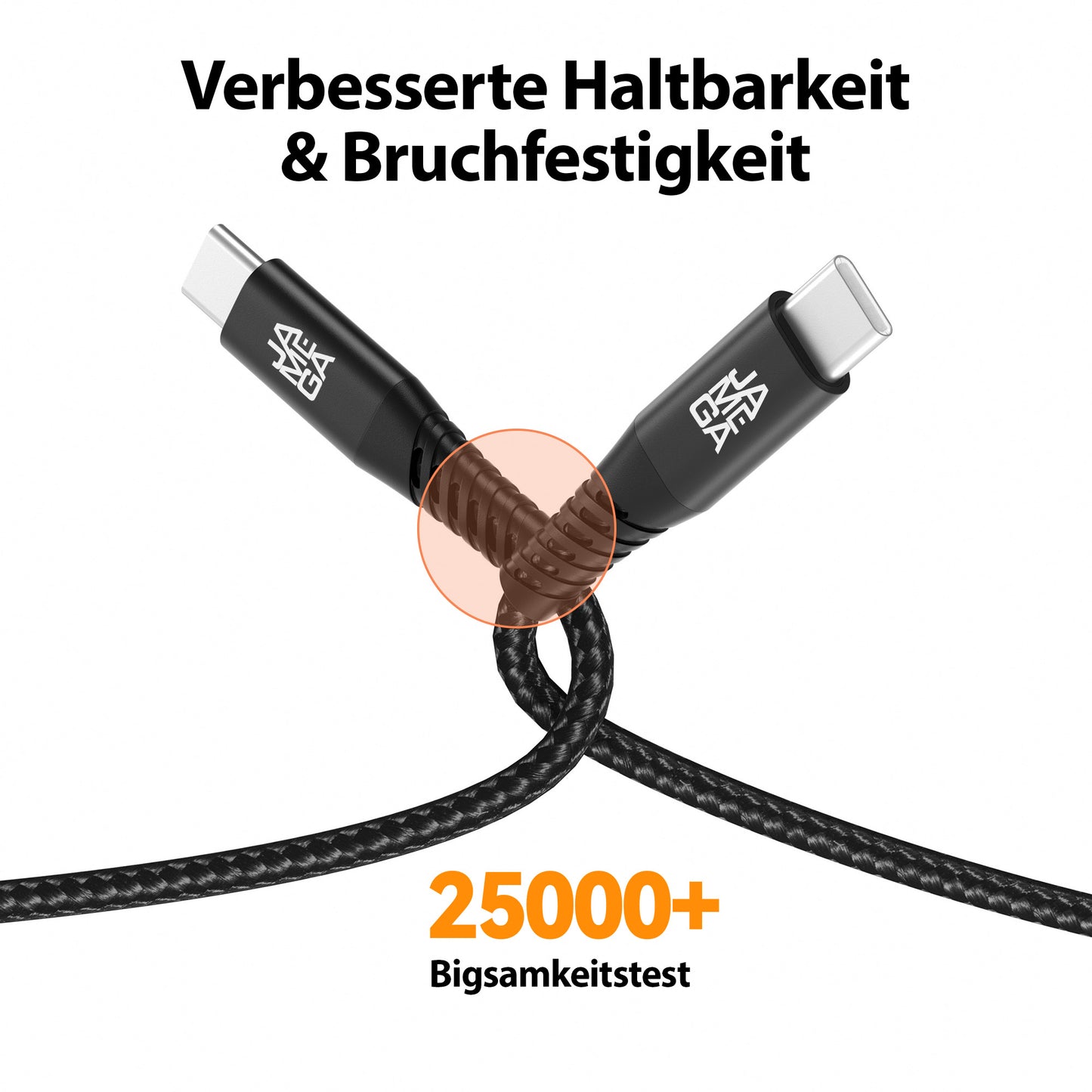 USB C Kabel Schwarz