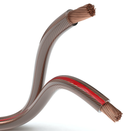 Lautsprecherkabel, 2 x 4mm², transparent - S-Impuls Variante