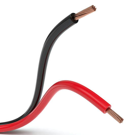 Lautsprecherkabel, 2 x 0,75mm², rot/schwarz - S-Impuls Variante