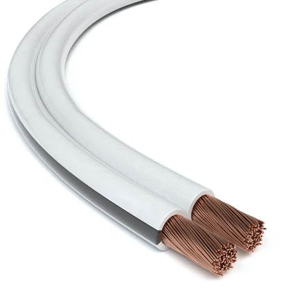Lautsprecherkabel, 2 x 4mm², weiß - S-Impuls Variante