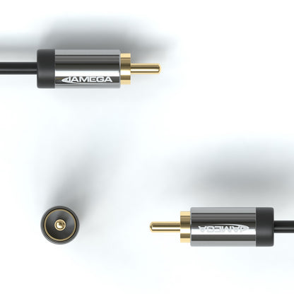 RCA Y-Adapter - Stecker auf 2x Buchse 0,2m