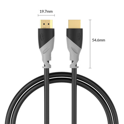 HDMI Kabel - VARIATION - Plug Schwarz/Grau - 2.0 "eBW"