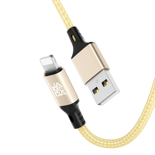iPhone charging cable new generation cotton / gold - Variation