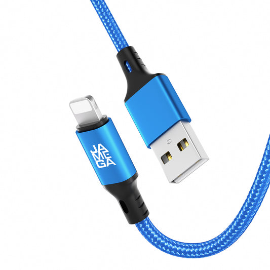 iPhone charging cable new generation cotton / blue - Variation