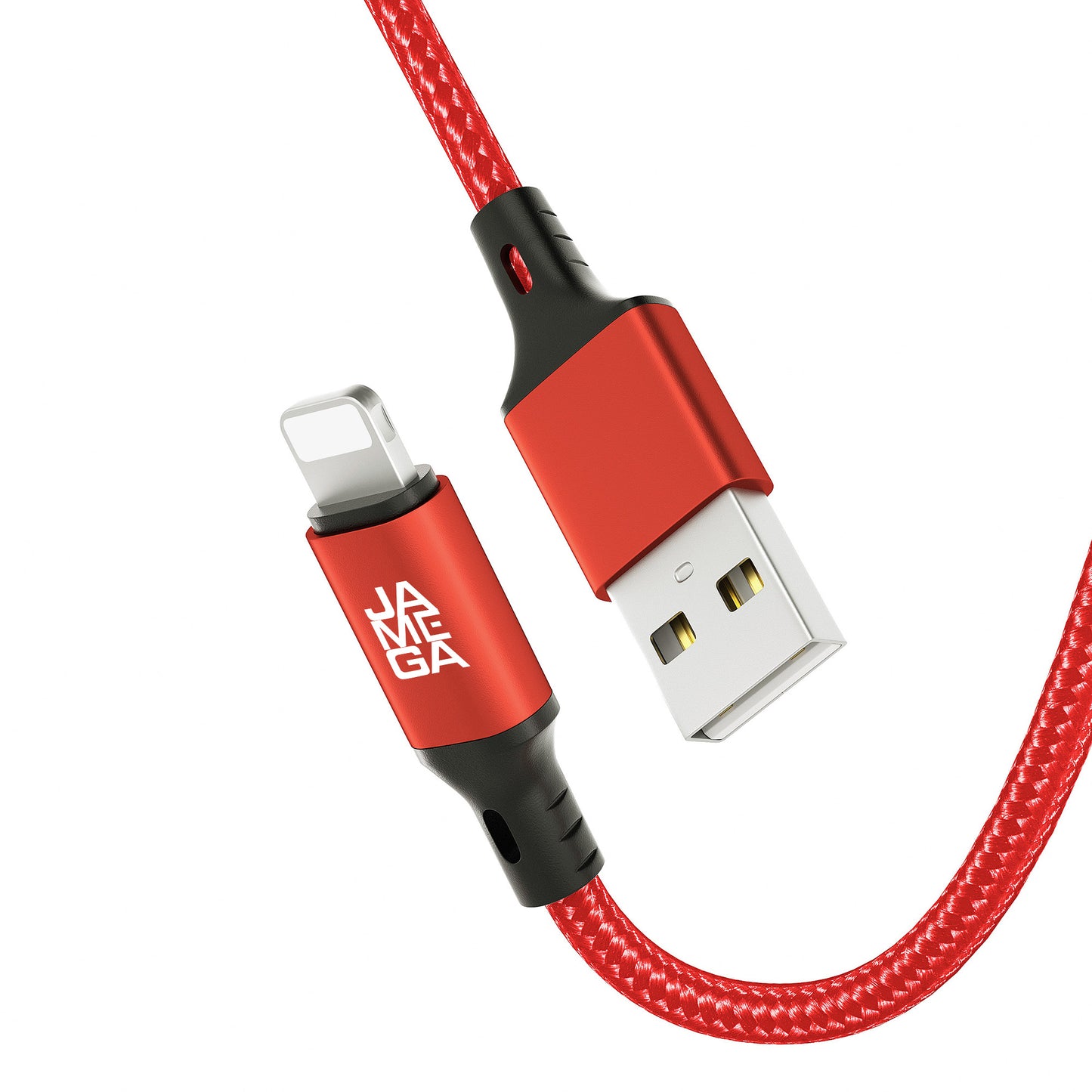 iPhone charging cable new generation cotton / red - Variation