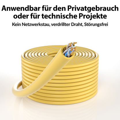 CAT 6 Patchkabel - YELLOW - Variante