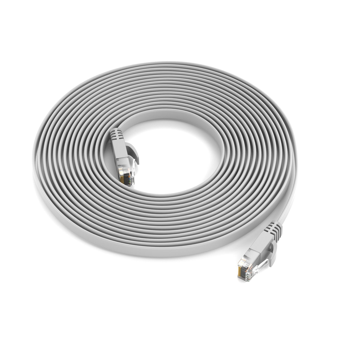 CAT 6 Patchkabel_FLACH - Grau - Variante