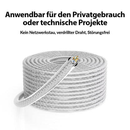 CAT 7 Patchkabel - TRANSPARENT - Variante