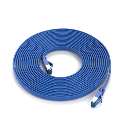 CAT 7 Patchkabel FLACH - BLAU - Variante