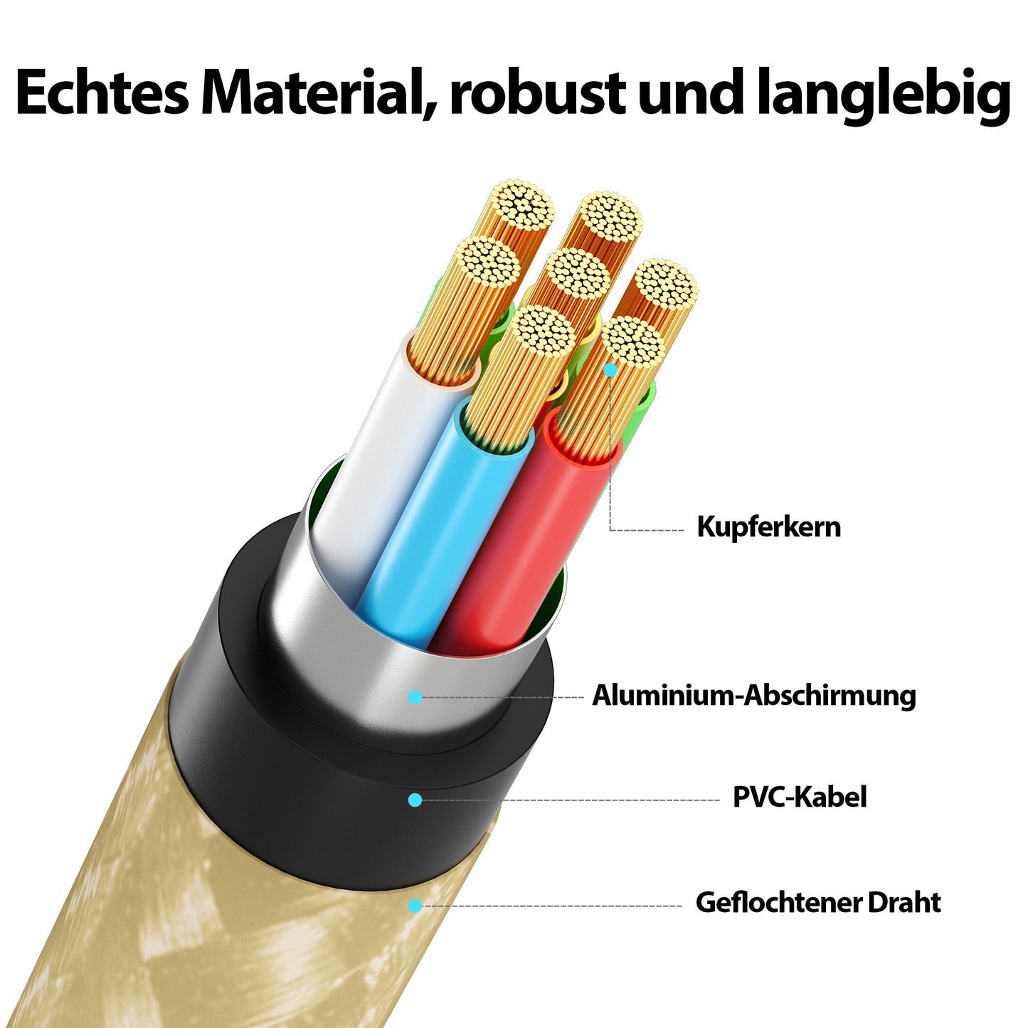 USB C Kabel Gold - Variante