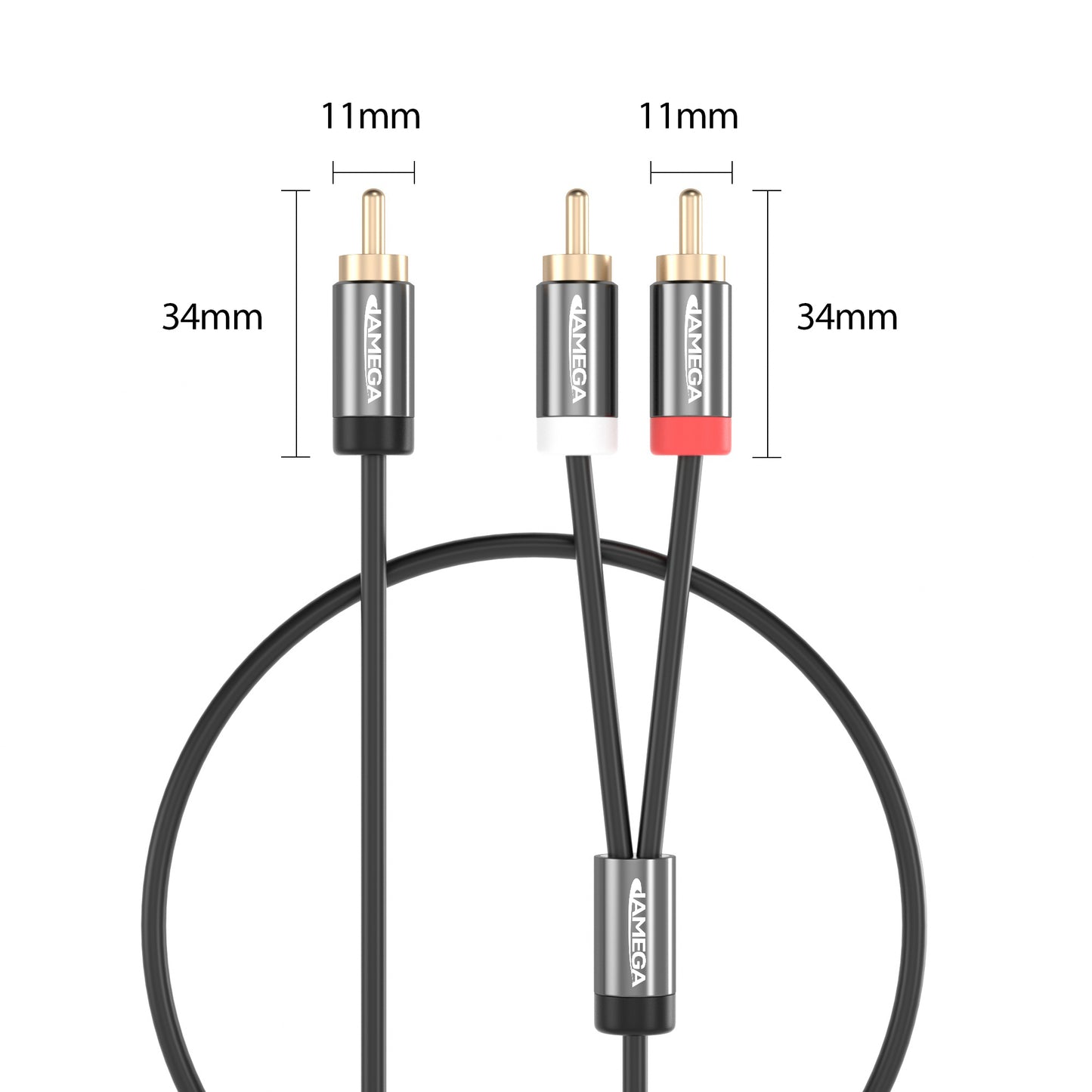 RCA auf 2 RCA Y-Kabel