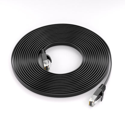 CAT 6 Patchkabel_FLACH - Schwarz - Variante