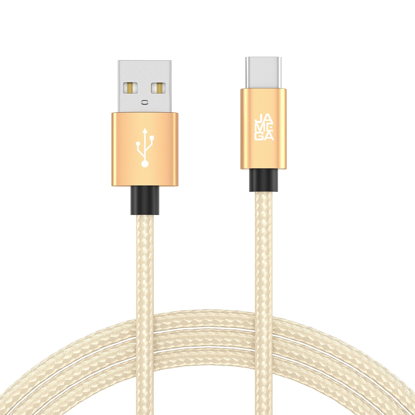 USB-C - USB A | Nylon + Metal Shell | *NEW MODEL* - Gold - Variante "eBW"