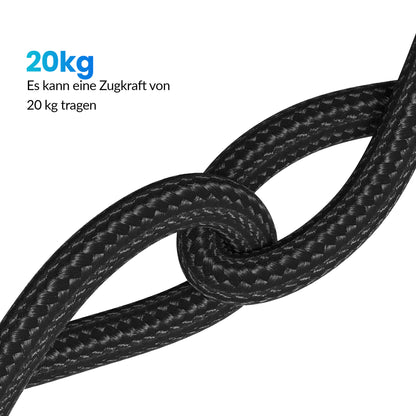 USB C to Lightning Cable Nylon | black - Variation