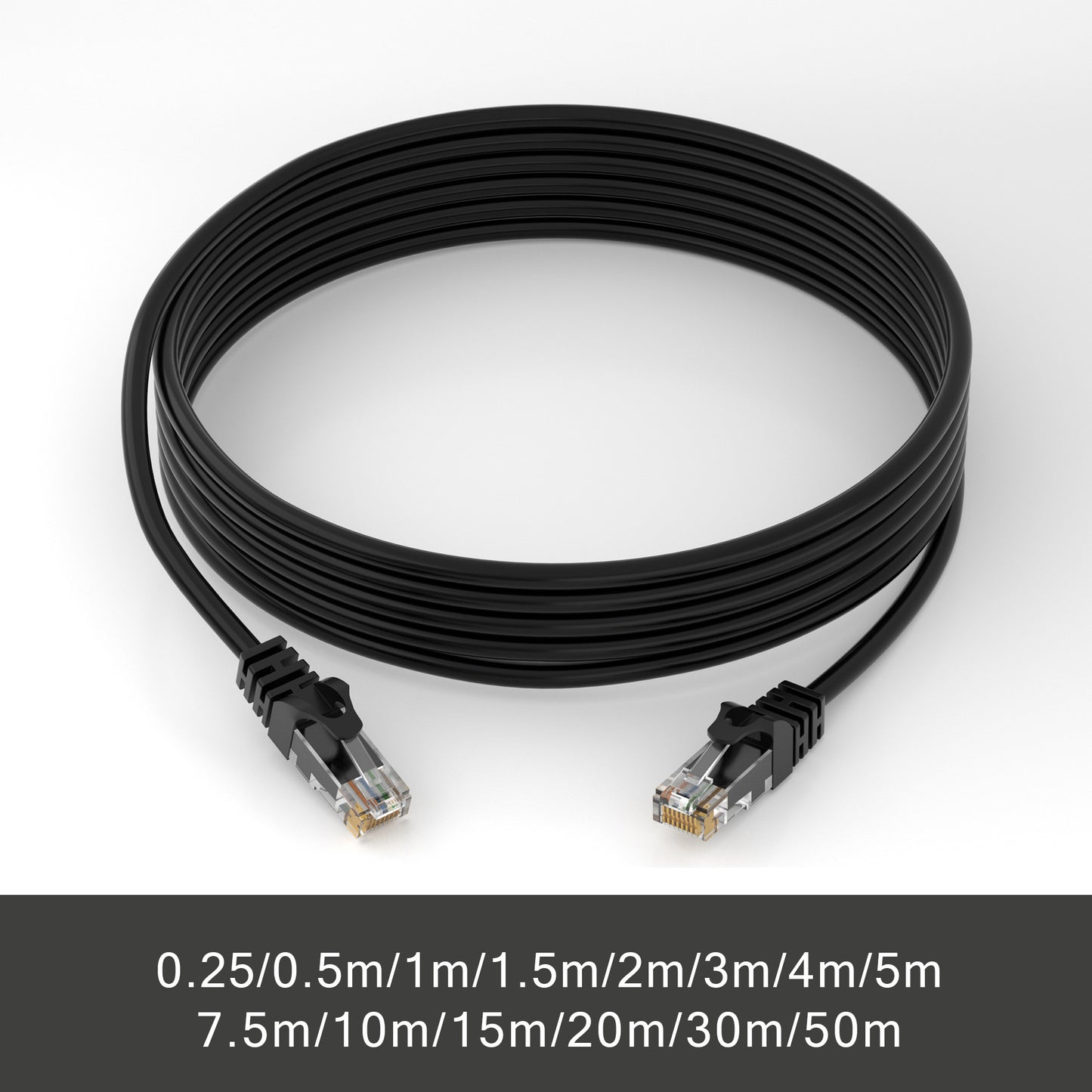 CAT 6 Patchkabel - BLACK - Variante