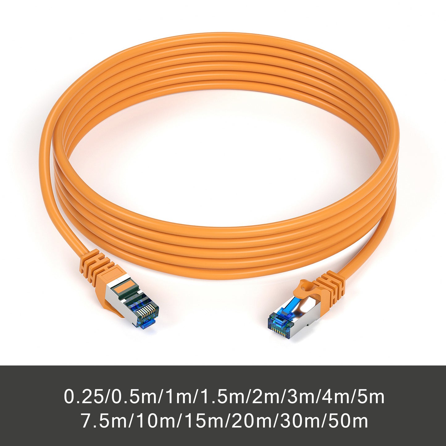 CAT 7 Patchkabel - ORANGE - Variante