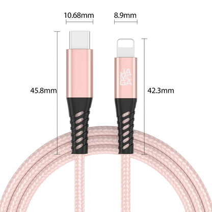 USB-C - Lightning Kabel Rosegold