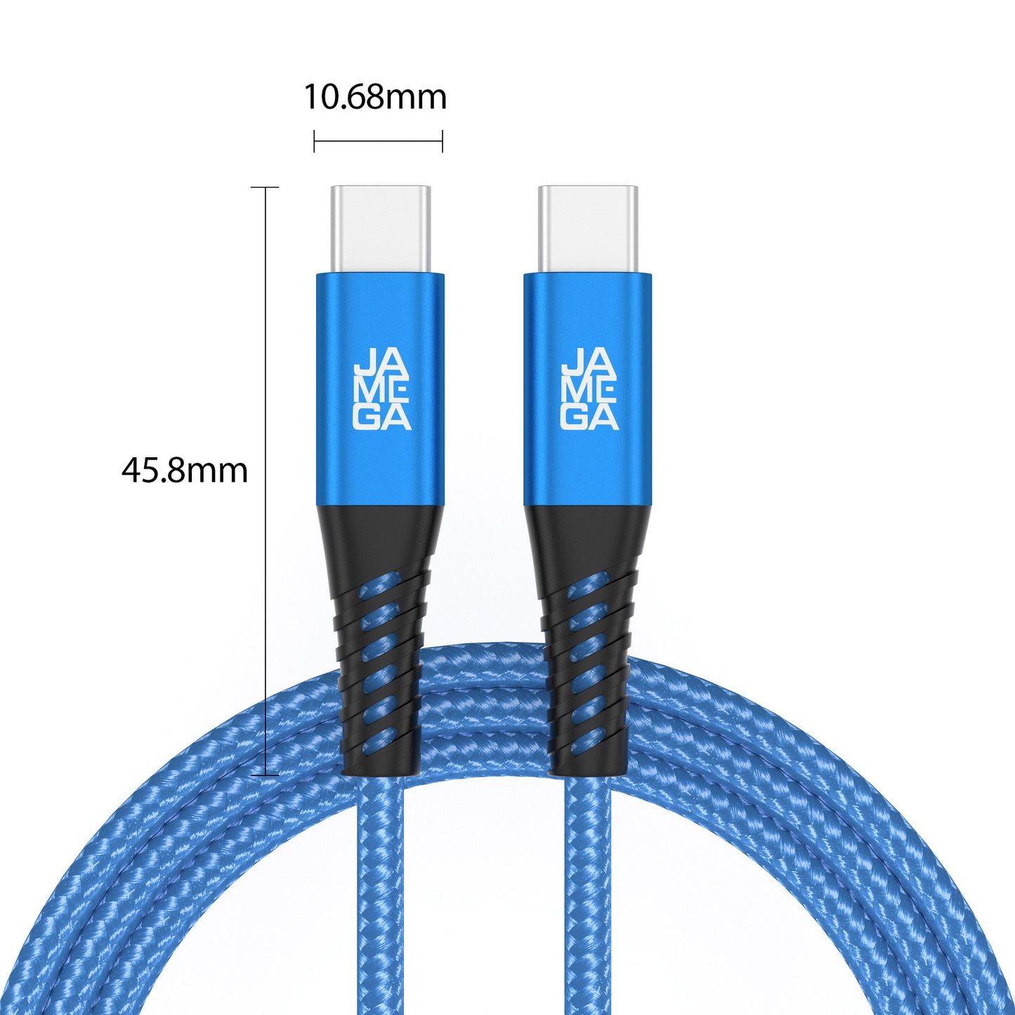 USB C Kabel Blau