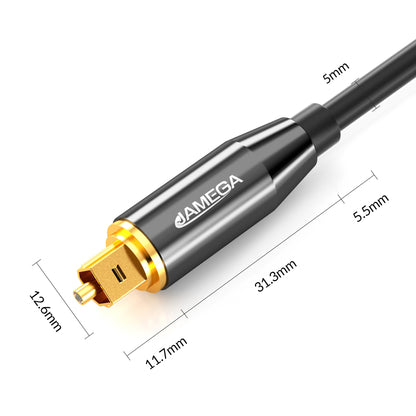 Toslink Kabel Schwarz