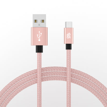 Micro USB Kabel | | 0,5 - 3m | | 4er Set Rosegold