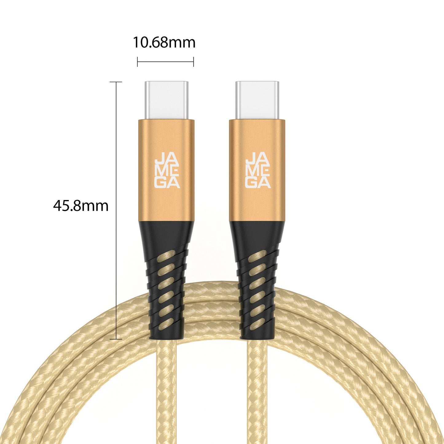 USB C Kabel Gold