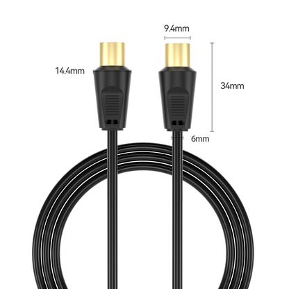 TV Antennenkabel Schwarz